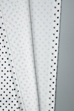 Retro Polka Dot Patchwork Halter Ruched Maxi Dress
