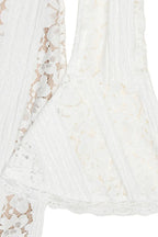 Lace Off Shoulder Maxi Boho Dress