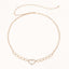 Heart Rhinestone Sparkle Chic Waist Chain