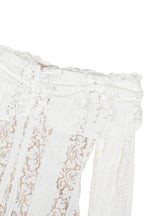 Off Shoulder Lace Bodycon Boho Dress