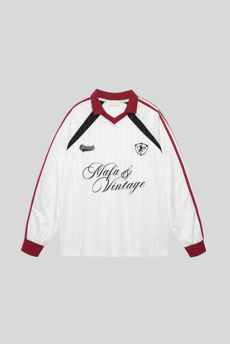 Rhinestone Typography Raglan V Neck Sweatshirt