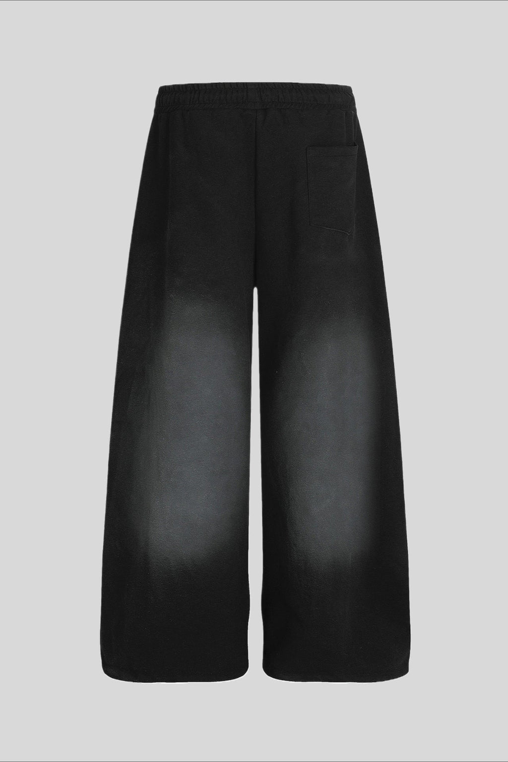 Contrast Waist Wide Leg Sweatpants