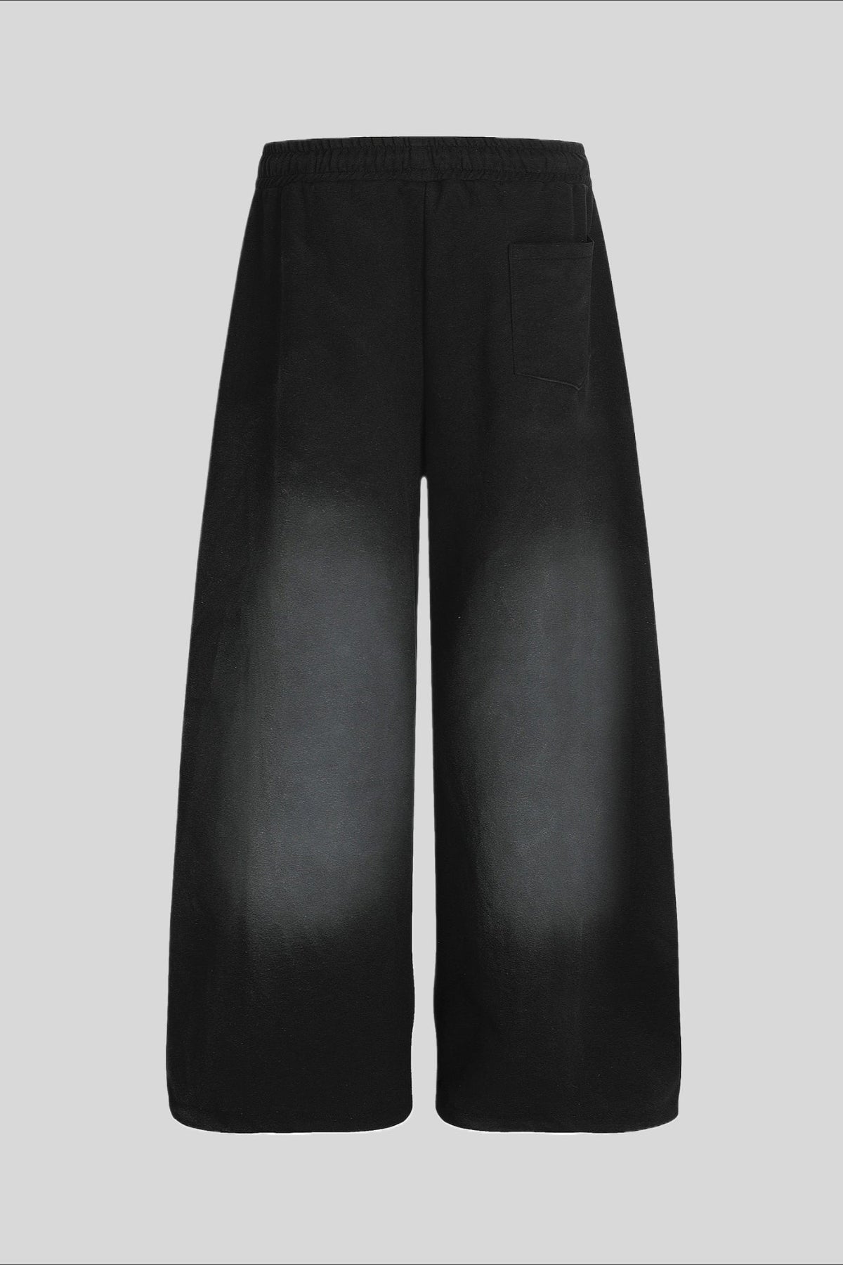 Contrast Waist Wide Leg Sweatpants