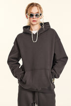 Oversized Heavyweight Fleece Pullover Hoodie