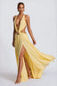 Elegant Metal Trim Bodycon Vacation Dress