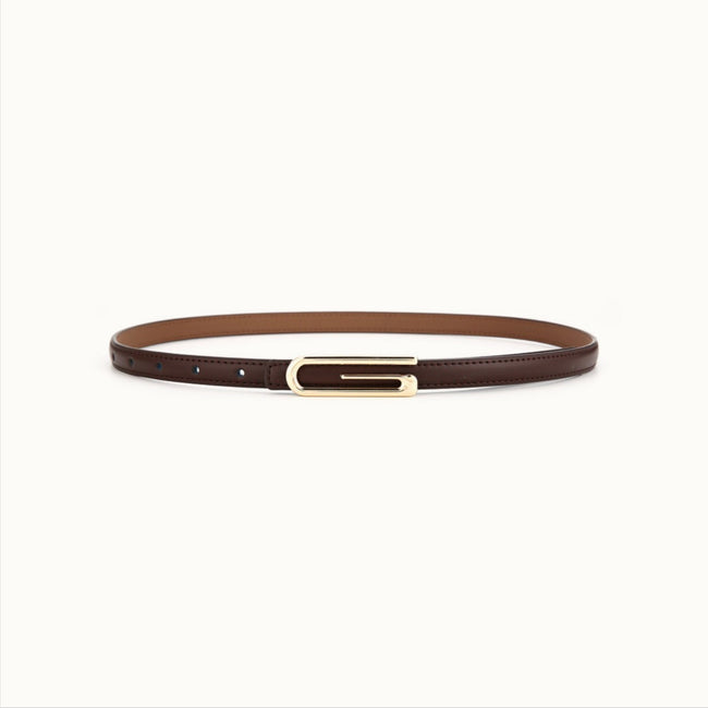 Fashion Versatile Slim Leather Pants Belt Main image