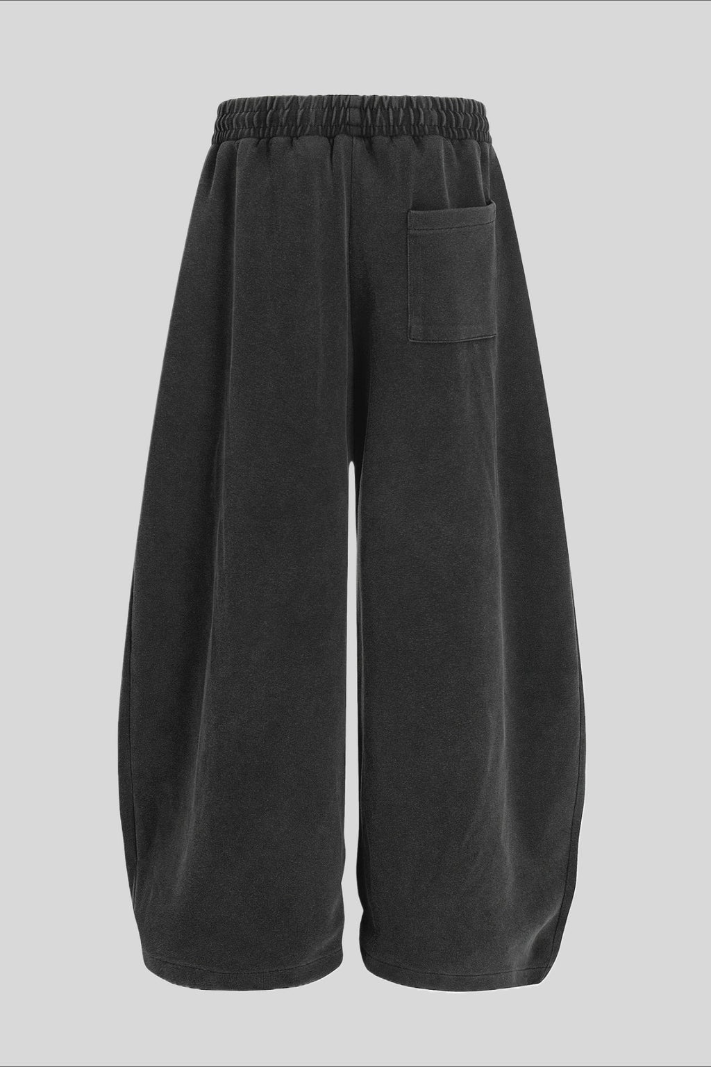 Minimal Cotton Wide Leg Sweatpants