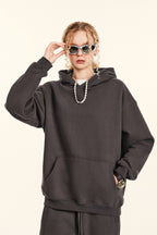 Oversized Heavyweight Fleece Pullover Hoodie