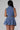 Washed Plaid Denim Crop Top Skirt Set Secondary image