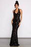 Sequin Halter Mermaid Formal Dress