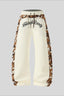 Camo Panel Wide Leg Sweatpants