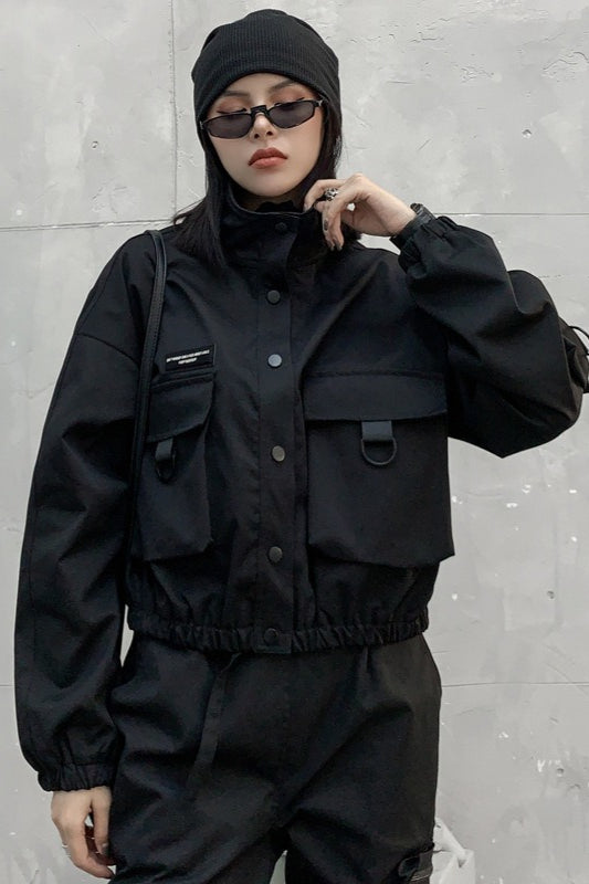 Cropped Street Utility Jacket