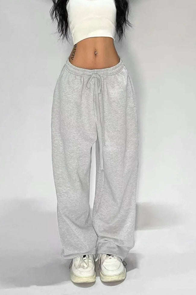 Relaxed Fit Solid Tone Lounge Knit Pants Main image