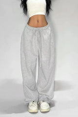 Relaxed Fit Solid Tone Lounge Knit Pants