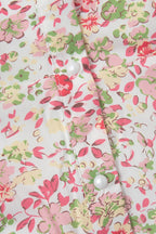 Doll Collar Puff Sleeve Mini Floral Dress