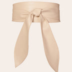 Wide Bow Tie Ribbon Waist Belt