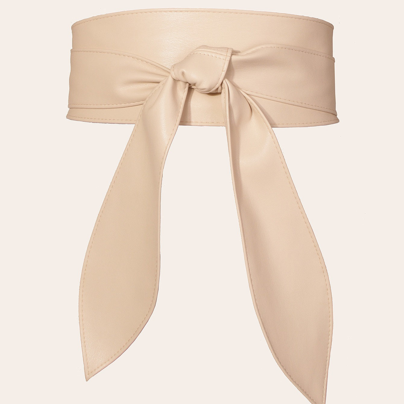 Wide Bow Tie Ribbon Waist Belt