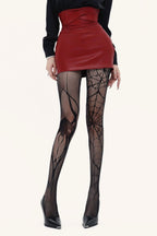 Y2K Gothic Spider Web Fishnet Tights