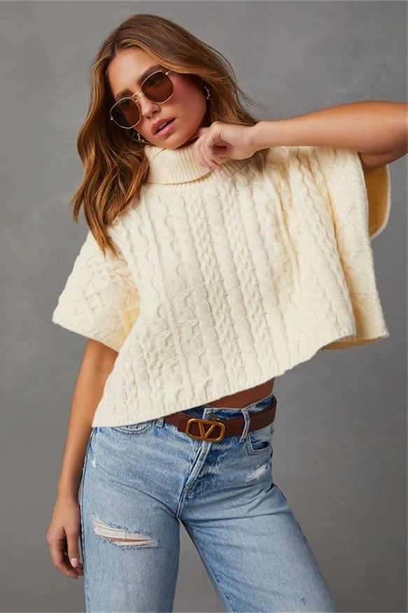 Oversized Turtleneck Pullover Sweater Main image