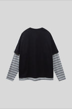 California Typography Layered Long Sleeve T-Shirt