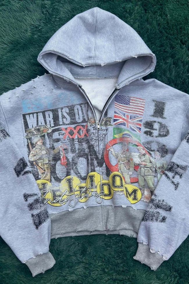 Apocalyptic Wasteland Graphic Hoodie Main image
