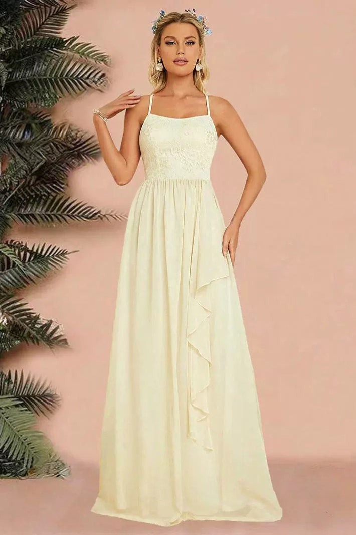 Sexy Backless Spaghetti Strap Party Gown Prom Dress Secondary image