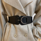 Fashion Leather Stretch Waist Belt