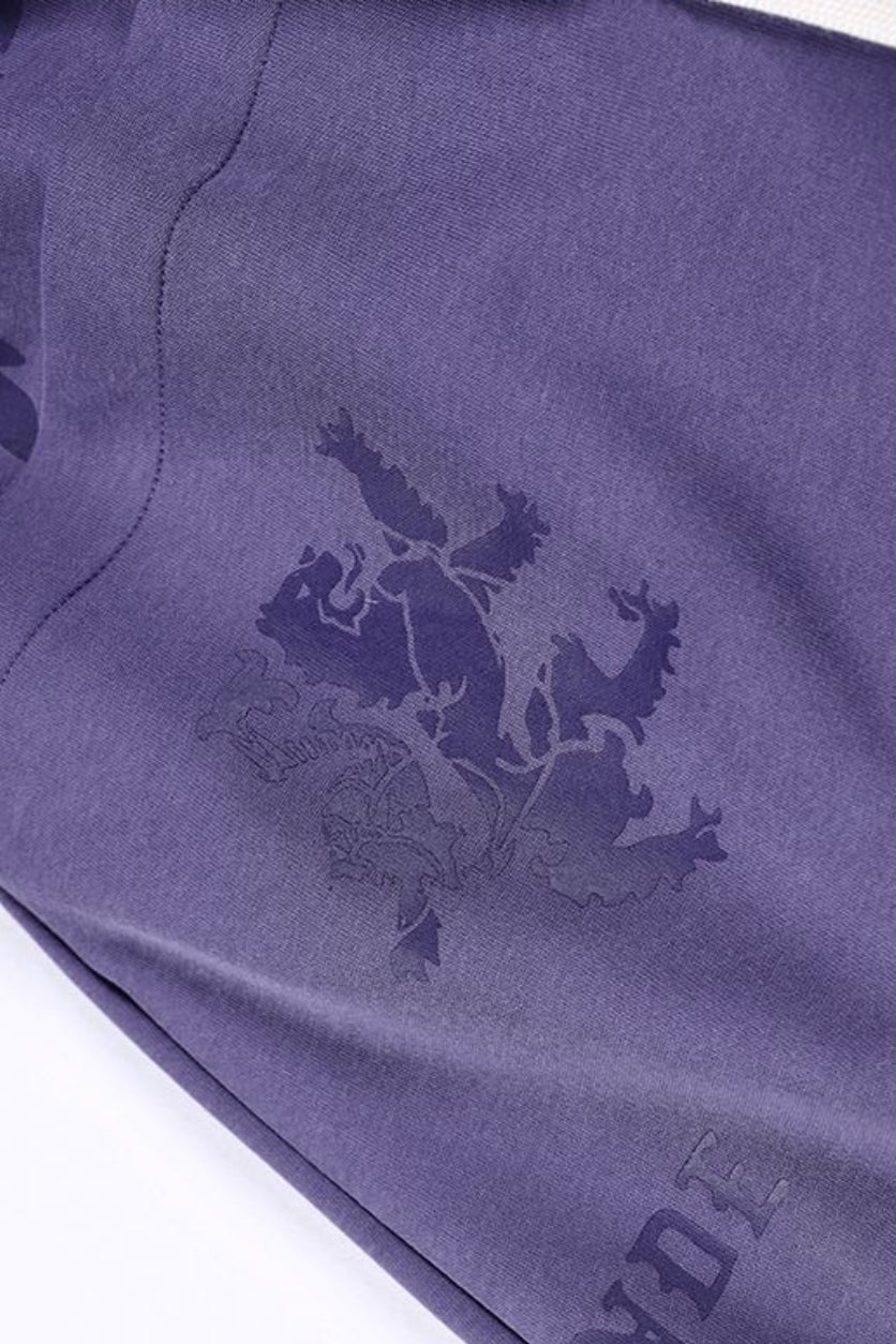 Washed Script Barrel Leg Sweatpants