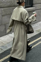 Vintage Double Breasted Belted Overcoat