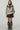 Color Block Turn-Down Collar Loose Sweater Secondary image