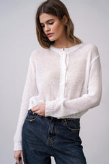 Relaxed Fit Knit Cardigan