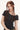 Asymmetrical Bodycon Cropped Short Sleeve Tee Secondary image
