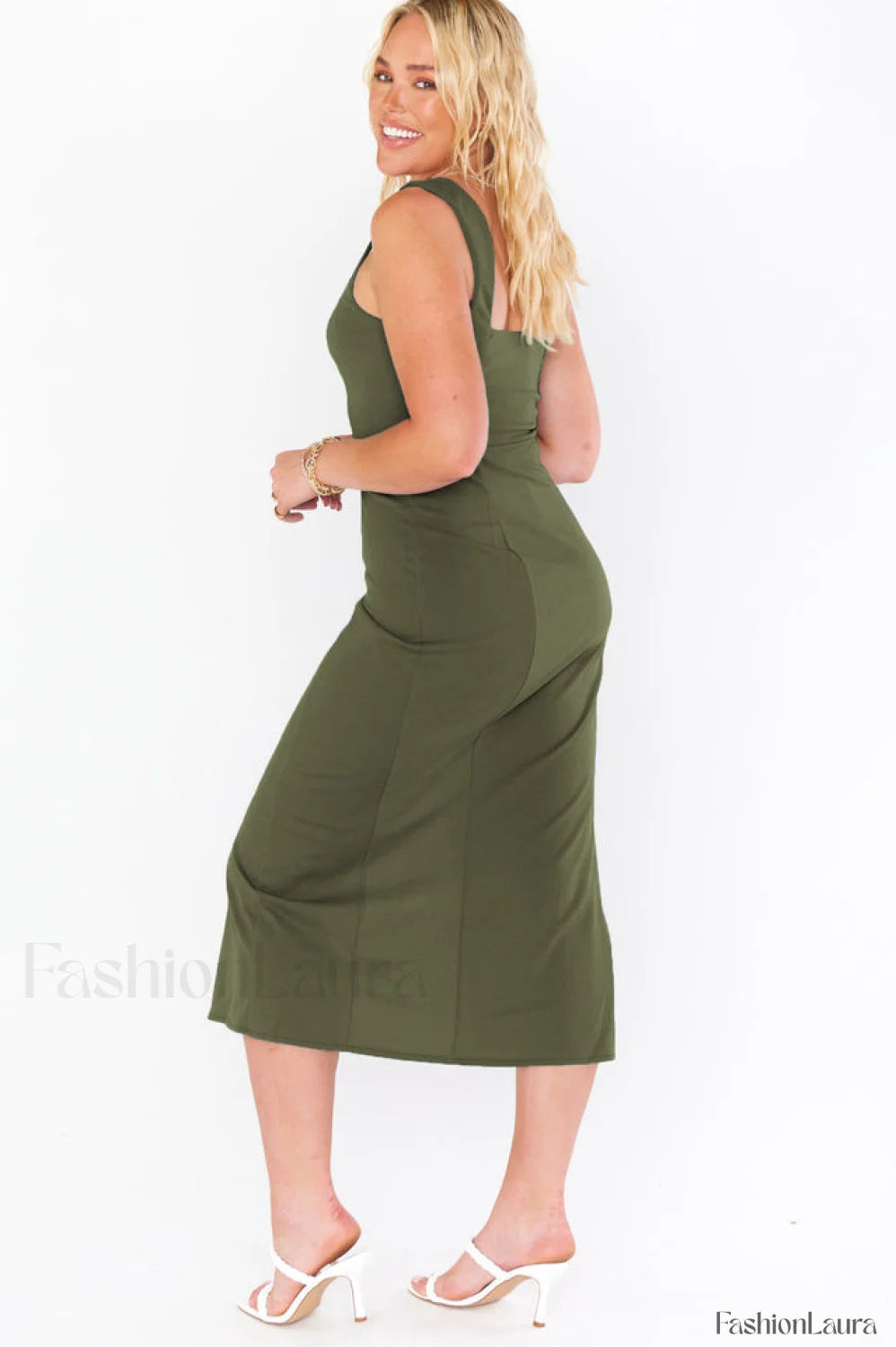 Eden Elegant Midi Dress