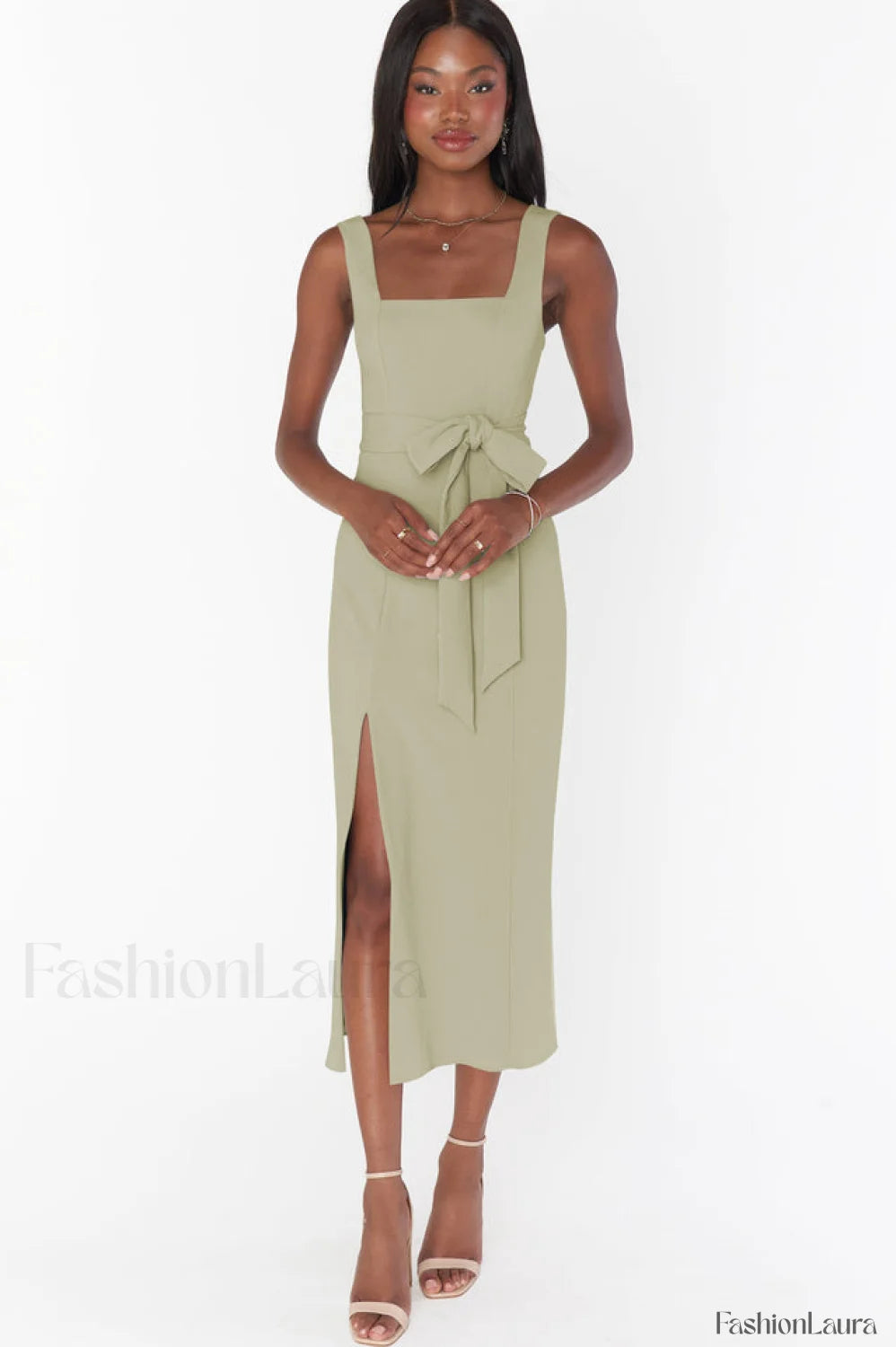 Eden Elegant Midi Dress