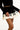 Retro Black White Piano Pleated High Waist Slim Skirt Secondary image