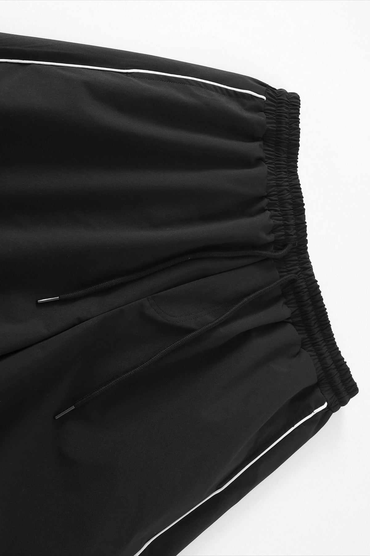 Contrast Piping Colorblock Barrel Leg Pants