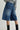 Blue High Waist Wide Leg Denim Shorts Secondary image