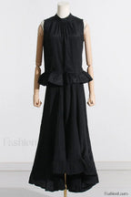 Elaine Pink Sleeveless Charming Ruffle Mermaid Set