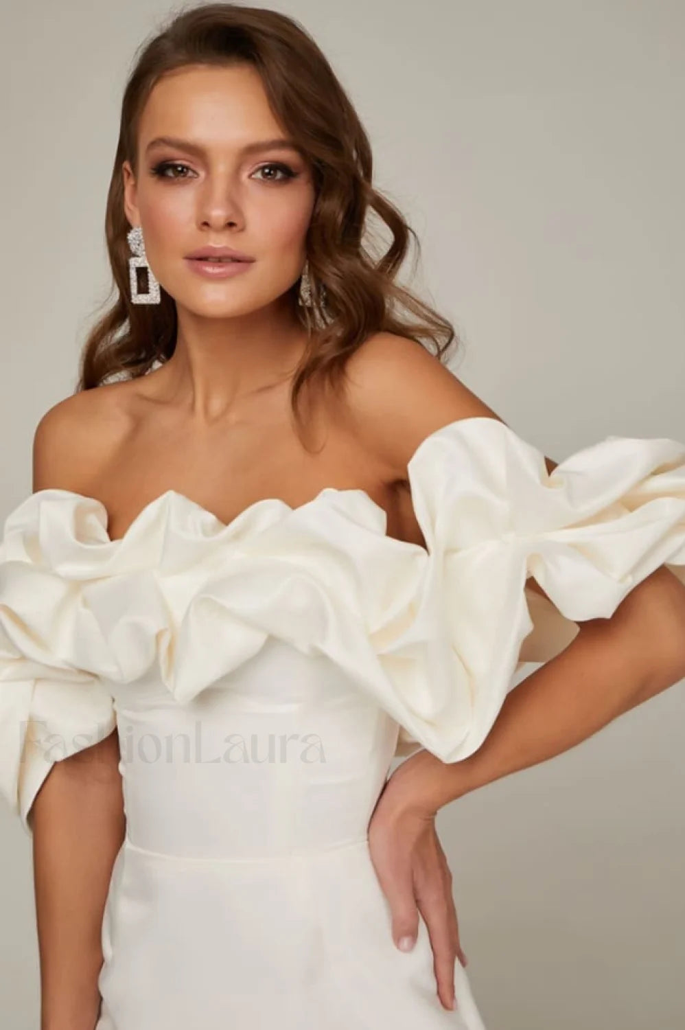 Elastic Mystic Stylish Satin Dress