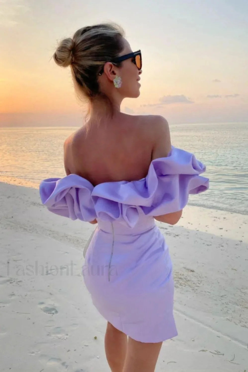 Elastic Mystic Stylish Satin Dress