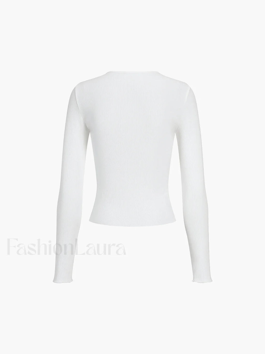 Everyday Rib Long Sleeve Top T Shirts