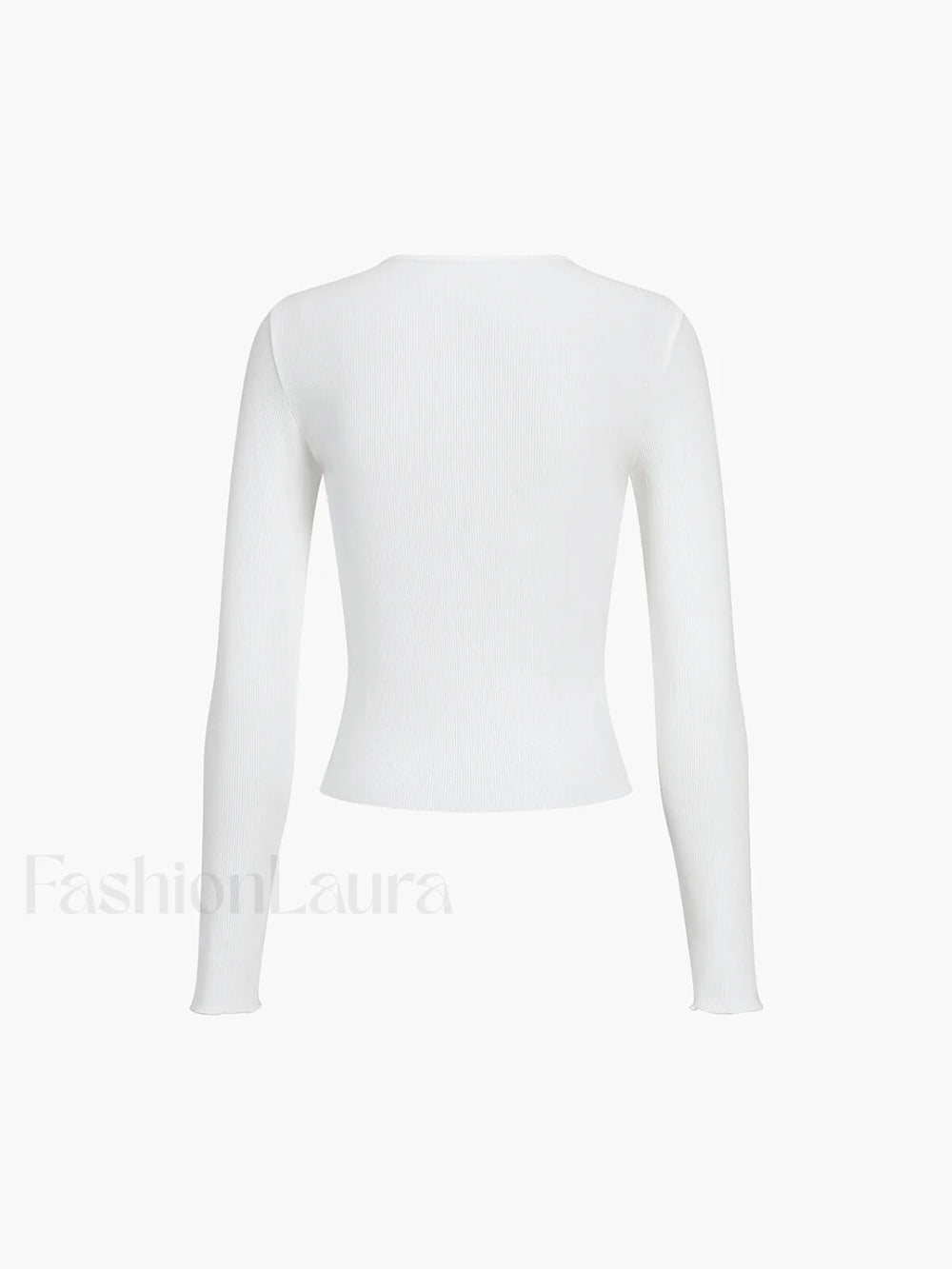 Everyday Rib Long Sleeve Top T Shirts