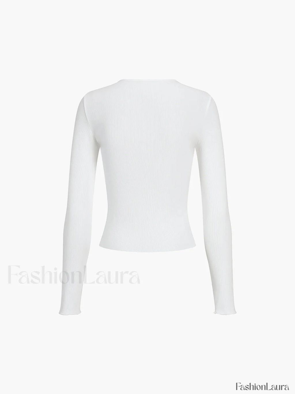 Everyday Rib Long Sleeve Top T Shirts