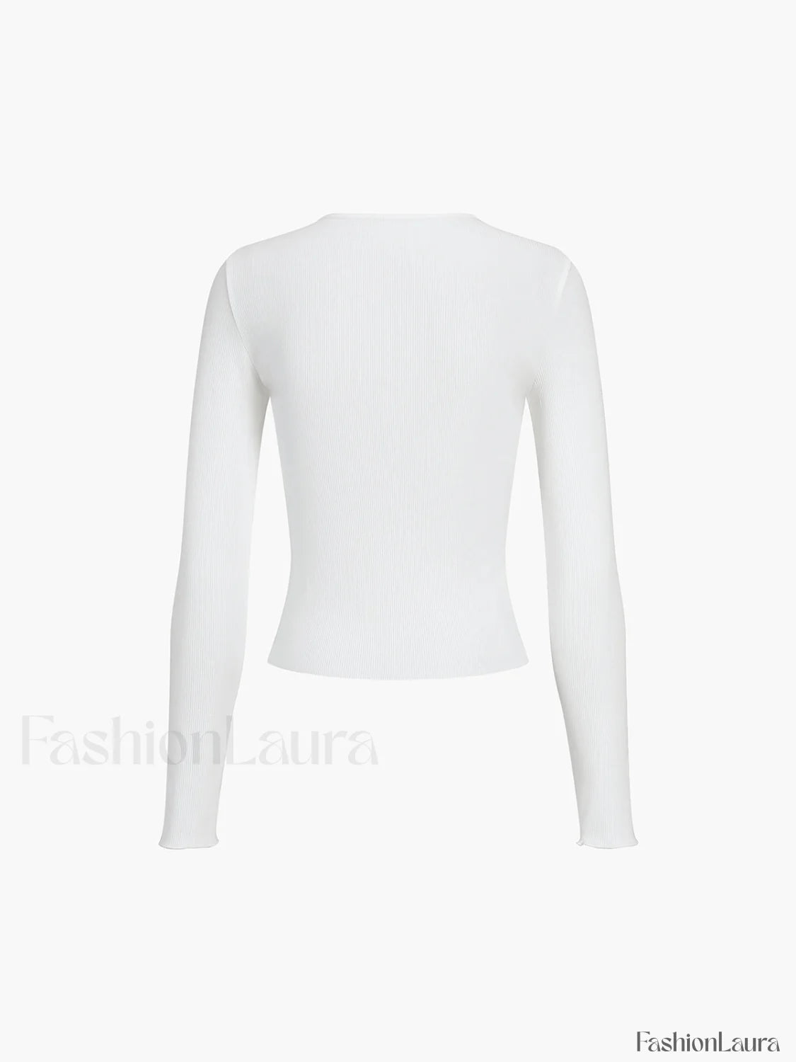 Everyday Rib Long Sleeve Top T Shirts