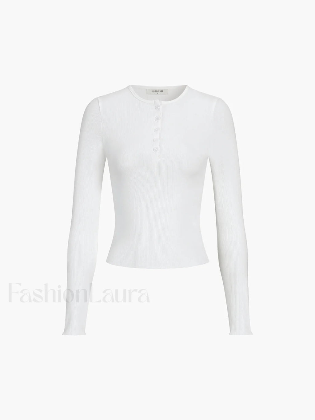 Everyday Rib Long Sleeve Top T Shirts