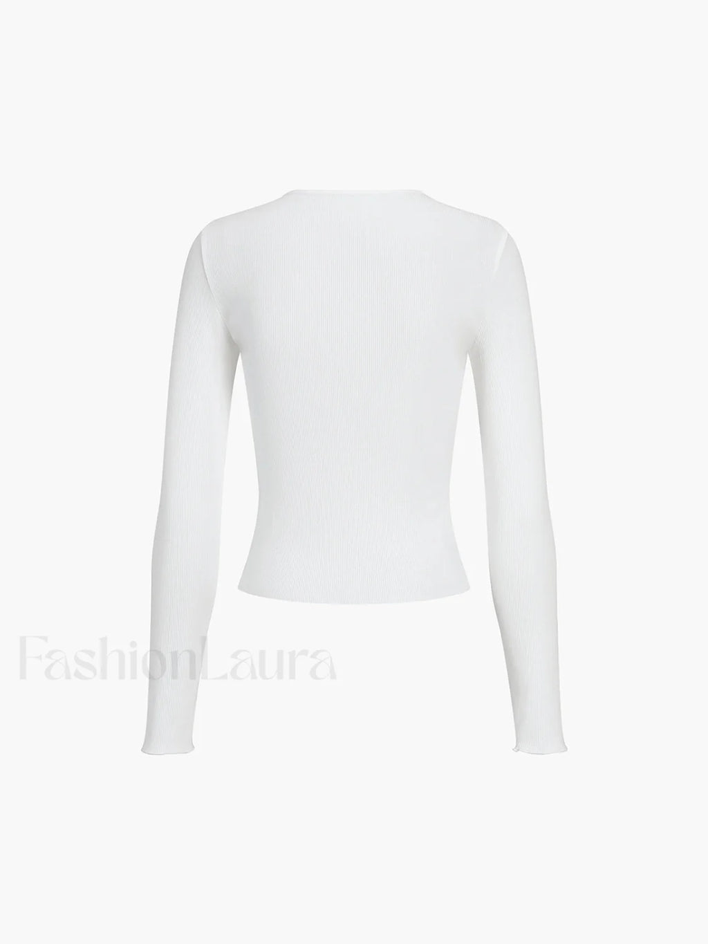 Everyday Rib Long Sleeve Top T Shirts