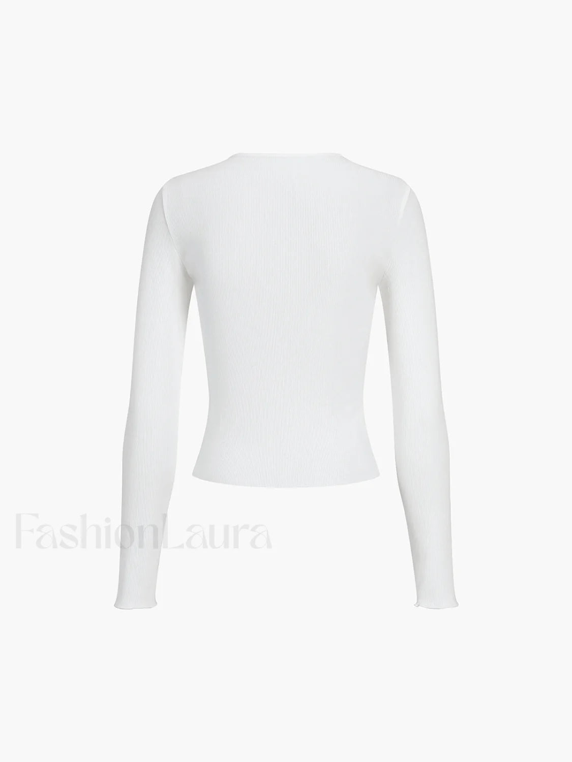 Everyday Rib Long Sleeve Top T Shirts