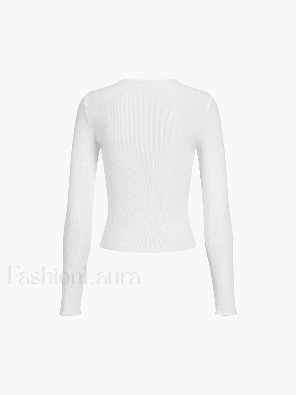 Everyday Rib Long Sleeve Top T Shirts