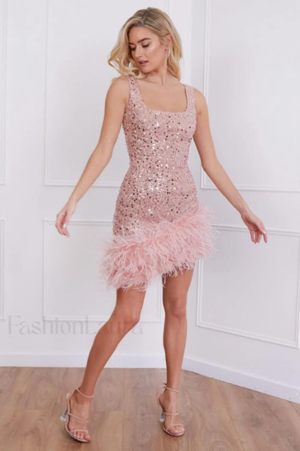 Evie Elegant Pink Dress