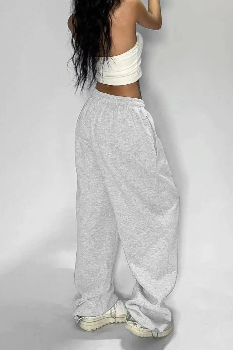 Relaxed Fit Solid Tone Lounge Knit Pants Secondary image